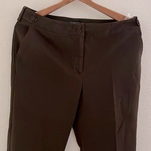 Talbots dark brown women’s cargo pants size 10.